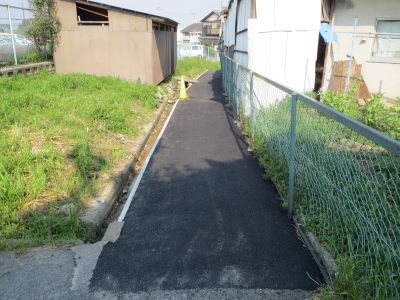 北区B様-道路舗装工事事例